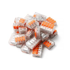 Schraubenlose Klemmen für Cu-Leiter – 5-polig – EN 60998-1 / -2-2 – 50er-Set